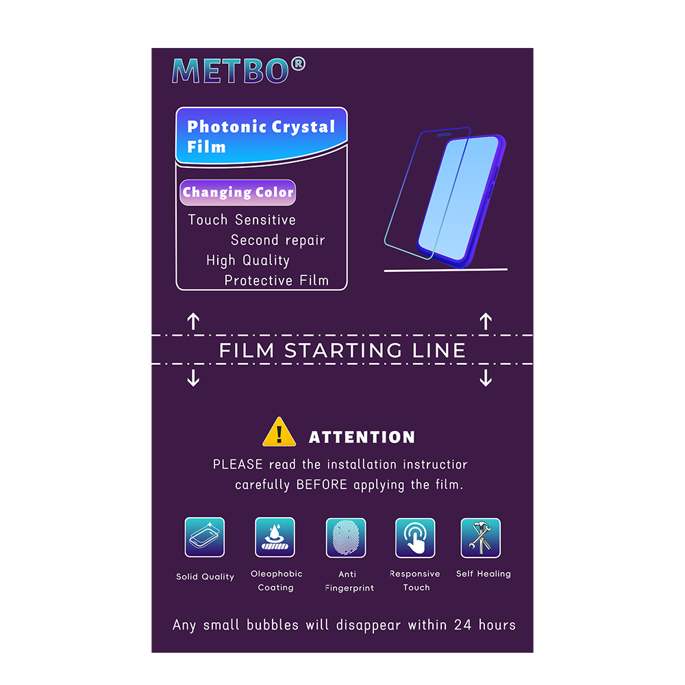 120*180mm colorful film